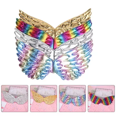  4 Pcs Angel Wing Costume Photo Booth Prop Straps Girls Gift Fairy • £10.62