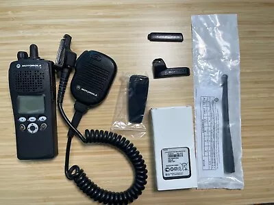 Motorola XTS2500 Model II UHF 380-470 MHz W/battery Clip Charger Remote Mic • $245