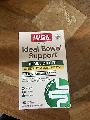 Jarrow Formulas Vegan Ideal Bowel Support 10 Billion CFU 30 Veggie Capsules • £19.10