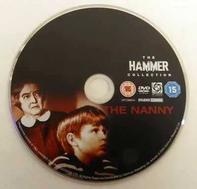 £3 • Buy The Nanny - Hammer Horror - Dvd - No Case - Disc Only