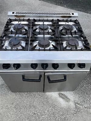 Natural Gas  Falcon 6 Burner Dominator Plus Oven Range/ Cooker / Commercial • £350