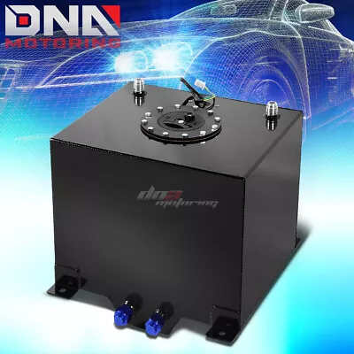 5 Gallon Lightweight Performance Black Coat Aluminum Fuel Cell Tank+level Sender • $87.99