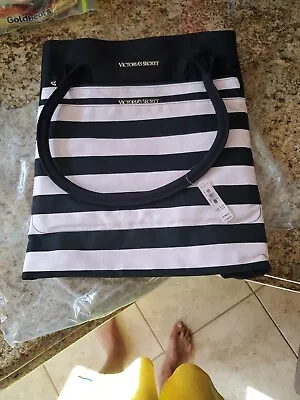 Victoria Secret VS Weekender  Bag New W/Tags NWT Pink Black • $19.99