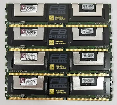 $29.99 • Buy Kingston 16GB (4x4) DDR2 PC2-5300F ECC Server RAM Memory KTD-WS667/8G