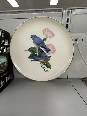 American Song Birds Plate Syracuse China Eastern Bluebird 10.5  Limited Edition • $28.99