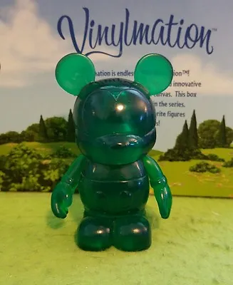 DISNEY Vinylmation 3  Inch Park - Clear Set Series 1 Dark Green Emerald  • $6.99