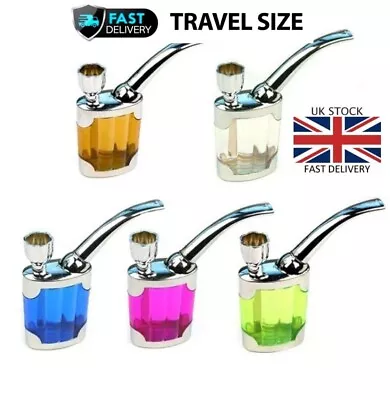 Mini Tobacco Pipe Shisha Tube Holder Smoking Cigarette Tube Hookah Water Filter • £3.95