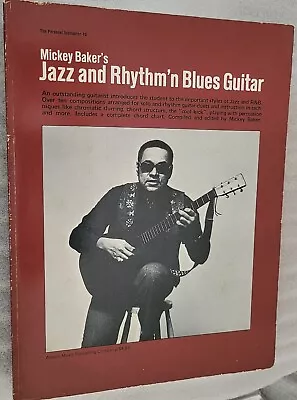 Mickey Baker's Jazz & Rhythm'n Blues Guitar -Instruction Book • $34.56