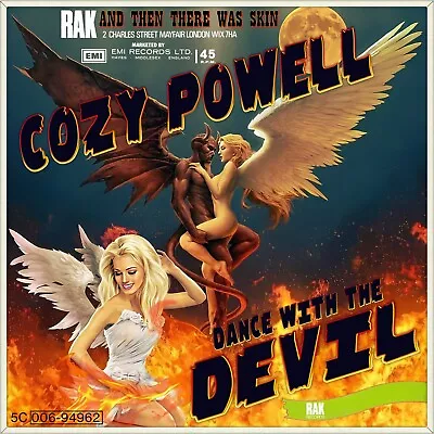 7  COZY POWELL Dance With The Devil BLACK SABBATH RAINBOW Glam Rock RAK NL 1973 • £17.38