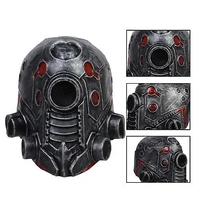 Halloween Robot CyberPunk Steampunk Mask Cosplay Props Masque Helmet Latex Full  • $26.03
