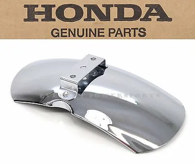 New Genuine Honda Front Chrome Fender Mud Guard 1969-1970 Z50 A K0 K1 OEM   #V39 • $119.95