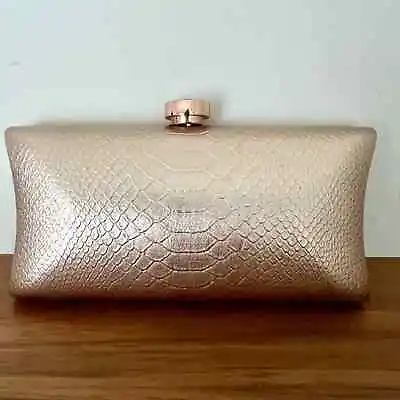 Vince Camuto Rose Gold Metallic Clutch Bag NWOT • $69