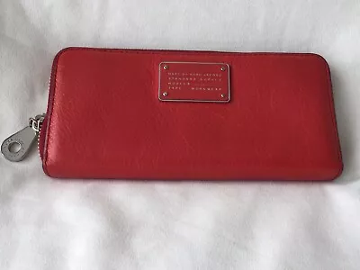 Marc By Marc Jacobs Zip Around Large Purse - Red • £25