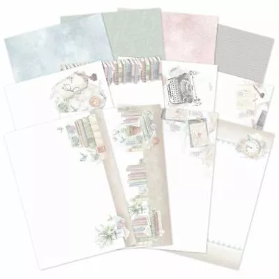 HUNKYDORY Luxury Inserts For Cards ~ JUST A NOTE (A4 12 Sheets)  • £3.50