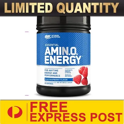 Optimum Nutrition Amino Energy 65 Serve ||bcaas Branch Chain Amino Acids Express • $71.20