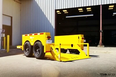 $15990 • Buy 2022 HGL7610 Hydraulic Drop Deck Scissor Lift Trailer 6' X 10' - Drop Deck Depot