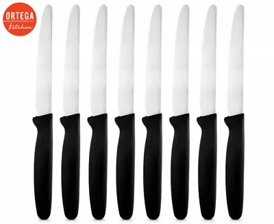 Ortega Steak Knife 8-Piece Stainless Steel Serrated Set Kitchen  • $13.99