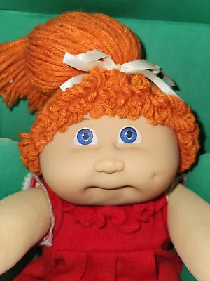 VINTAGE 1984 Jesmar Cabbage Patch Kids Doll - Red Hair/Blue Eyes - VG • $211.50