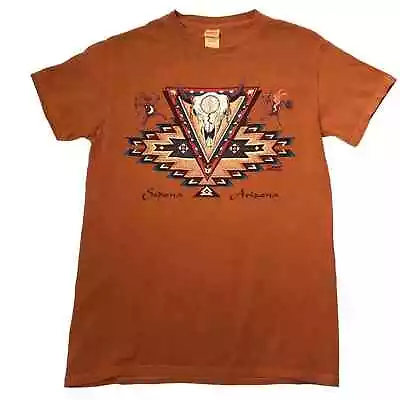 Vintage 90's T Shirt Southwest Aztec Arizona Adult Small 1997 Longhorn • $19