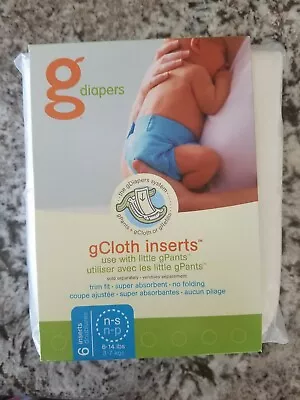 Gdiaper Reusable Cloth Inserts Small Gcloth-14 Lbs • $48