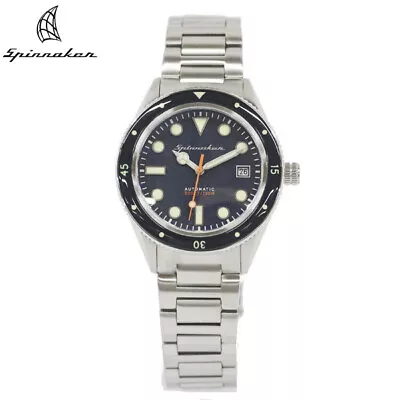 Spinnaker SP-5075-22 CAHILL Automatic Silver/bule Men's Watch 40mm 15ATM • $136