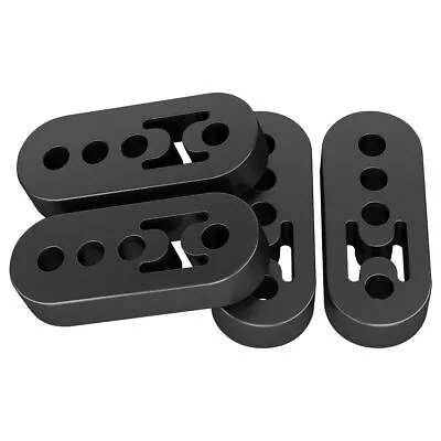 4Pc Performance Polyurethane Rubber Exhaust Hangers Adjustable Muffler Universal • $11.61