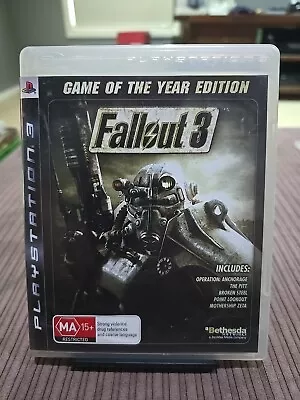 Fallout 3: Game Of The Year Edition GOTY (PS3) [PAL] PlayStation 3 - Complete  • $19.50