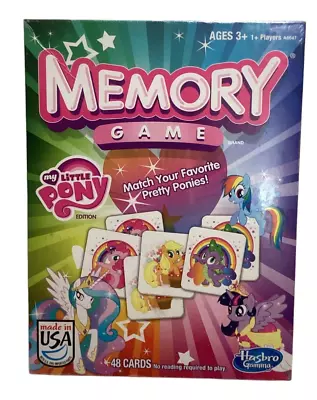 My Little Pony Memory Game Hasbro 2013 New Sealed Packaging Picture No Reading • $9.99