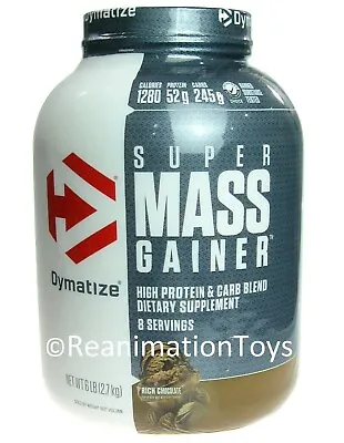 Dymatize Super Mass Muscle Weight Gainer Chocolate Protein Shake Powder 6 Lbs • $34.99