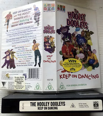 The Hooley Dooleys - Keep On Dancing (VHS Tape 1999) • $13.80