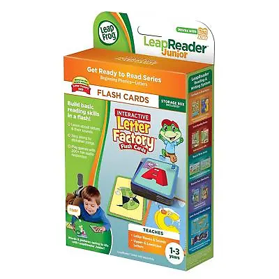 LeapFrog LeapReader/Tag Junior Interactive Letter Factory Flash Cards • £9.99