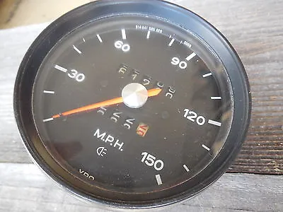 Porsche 914 Speedometer  150 M/ph  VDO    7/73    914 641 505 20      C#14 • $359.10