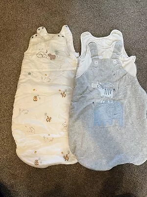 Sleeping Bags Baby 0-6 Months Mothercare Bears Excellent 2.5 Tog • £2