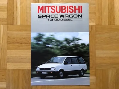 Brochure Mitsubishi Space Wagon Turbo-D 1985 Brochure Brochure Catalog • $10.56