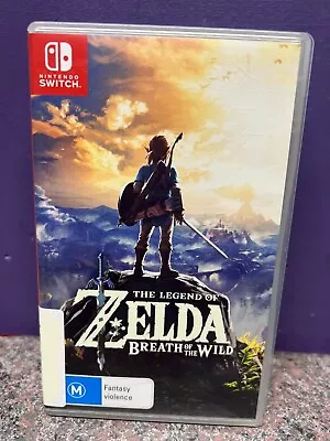 The Legend Of Zelda Breath Of The Wild Nintendo Switch Game • $62.95