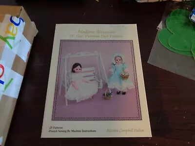 AUTOGRAPHED Madame Alexander 14” Girl Victorian Doll Patterns Book MARTH PULLEN • $12.95