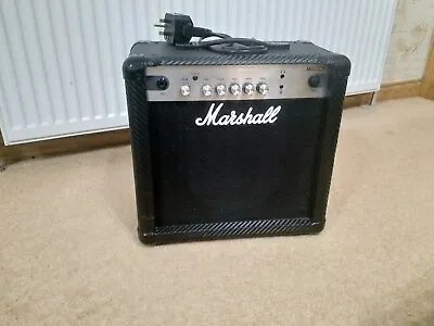 Marshall MG15CF 15W Combo Guitar Amplifier - Carbon Fibre • £59