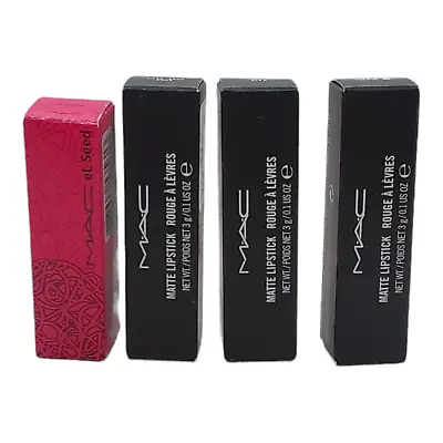 MAC Matte Lipstick 3 G 0.1 Oz Choose Your Shade In Box New • $42.98