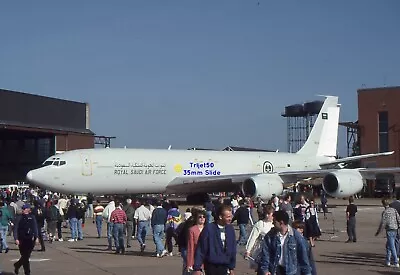 35mm Slide Boeing KE-3A Saudi Air Force 1815 Mildenhall 1993 Ref PRM893 • $4.86
