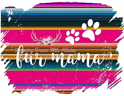 Sublimation Print Design Fur Mama Ready To Press Heat Transfer • $2