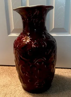 Incised Sang De Boeuf Langyao Flambe Chinese Meiping Vase Large Red Vase • $99