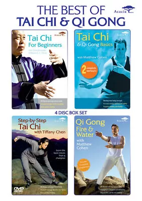 The Best Of Tai Chi And Qi Gong DVD (2012) Wiliam C.C. Chen Cert E 4 Discs • £17.99