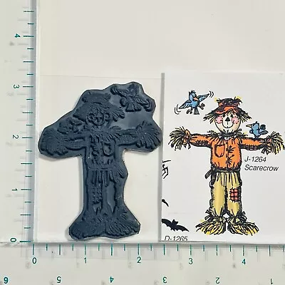Art Impressions Rubber Stamps J-1264 Scarecrow Halloween Thanksgiving Fall • $6