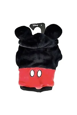 Disney Mickey Mouse Dog Halloween Costume Fuzzy Fleece Hoodie Clothes Small New • $24.99