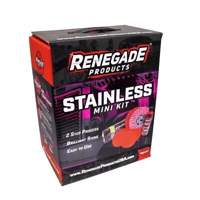 Renegade Stainless Steel Polishing Mini Kit | For Angle Grinder Or Rotary • $98