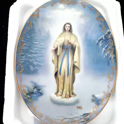 Bradford Exchange Virgin Of The Poor - Visions Of Our Lady Religious Plate • $13.50