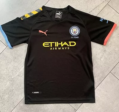 Manchester City Child Football Shirt 125 Years Size UK 26 Kids Etihad Away 2020 • £12.99