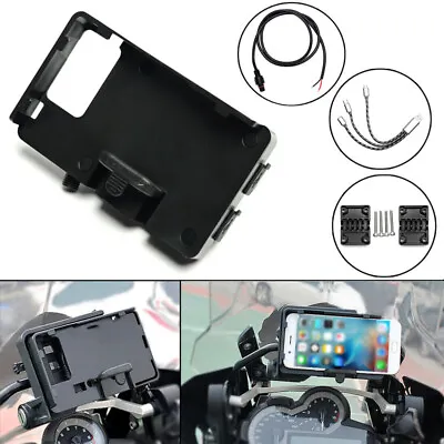 Mobile Phone GPS Navigation Mount USB Charger For BMW R1200GS F850GS R1250GS • $17.26