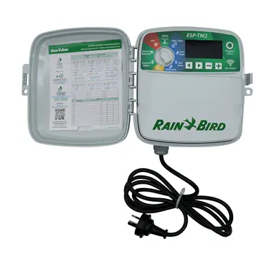 Auto 6 Station Outdoor Irrigation Controller Rainbird ESP TM2. Box Qty Of 6 • $1490