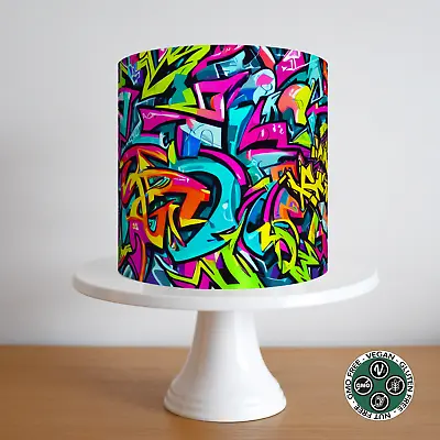 Pop Art Graffiti Cake Topper Border Strip Pattern Wrap Party Edible Birthday • £6.49